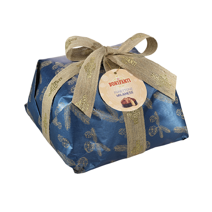 Panettone milanese basso incarto kraf retro – PRODUCTO EN PREVENTA