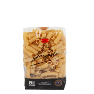 Elicoidale Garofalo pasta italiana premium ideal para salsas densas y cremosas