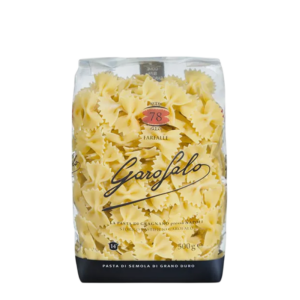 Farfalle Garofalo pasta italiana premium ideal para salsas ligeras y ensaladas