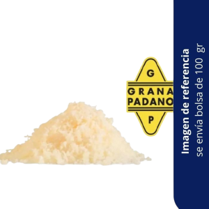 Grana Padano Rallado 100g queso italiano DOP para pastas y risottos