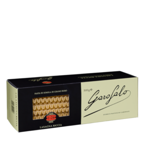 Lasagna Riccia Garofalo pasta italiana para lasaña con bordes ondulados