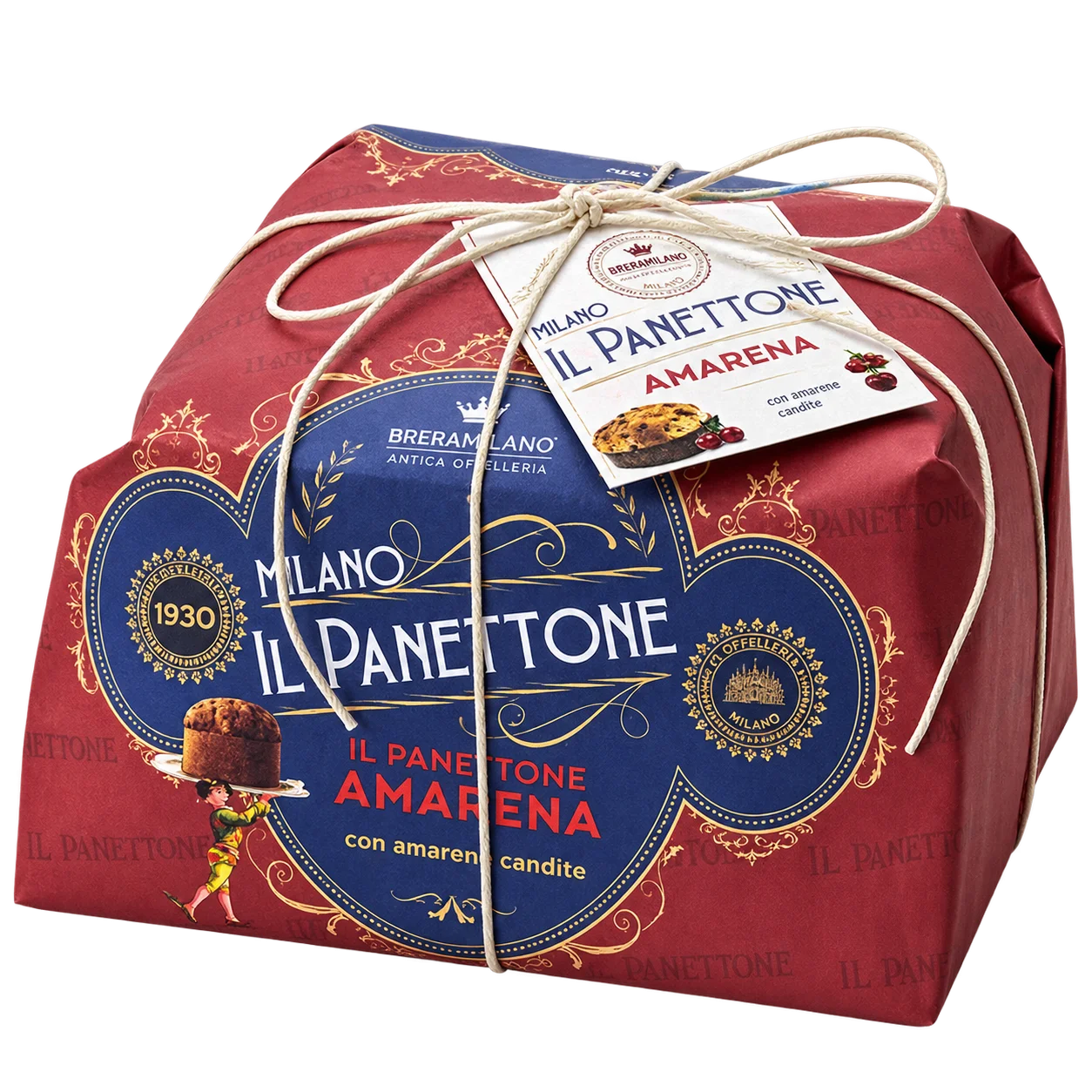 Pan panettone clásico Amarenas 1KG – PRODUCTO EN PREVENTA